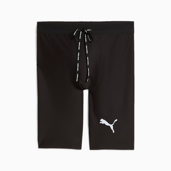 RACEDAY ULTRAFORM Men's 9" Short Running Tights, PUMA Black, extralarge-IND